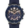 Slazenger Slazenger SL.09.6558.2.04  SL.09.6558.2.04 кварцевые мужские часы  черный циферблат, браслет кожаный — вид спереди