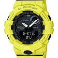Casio Casio G-Shock GBA-800-9A G-SQUAD GBA-800-9A электронные мужские часы черный циферблат, браслет пластик — вид спереди
