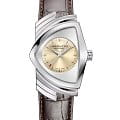 Hamilton Hamilton Ventura Auto H24515521  H24515521 механические женские часы серебристый циферблат, браслет кожаный — вид спереди