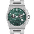 Jacques Philippe Jacques Philippe Aurora JPQGC4113X6  JPQGC4113X6 кварцевые мужские часы зеленый циферблат, браслет нержавеющая сталь — вид спереди