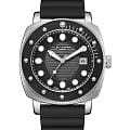 Lee Cooper Lee Cooper LC08193.351  LC08193.351 кварцевые мужские часы черный циферблат, браслет каучук — вид спереди