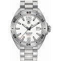 TAG Heuer TAG Heuer Formula 1 WAZ2114.BA0875  WAZ2114.BA0875 механические мужские часы белый циферблат, браслет нержавеющая сталь — вид спереди