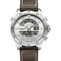 Hamilton Hamilton Khaki Aviation Flight Timer Quartz H64514551  H64514551 механические мужские часы серебристый циферблат, браслет кожаный — вид спереди