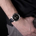 Swiss Military by Chrono Swiss Military by Chrono Сверхточные SM30200.24 мужские часы черный циферблат на запястье