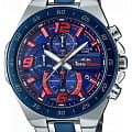Casio Casio Edifice EFR-564TR-2A EFR EFR-564TR-2AER кварцевые мужские часы синий циферблат, браслет нержавеющая сталь — вид спереди