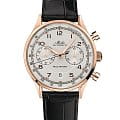 Mido Mido Multifort Patrimony Chronograph M040.427.36.262.00  M0404273626200 механические мужские часы  белый циферблат, браслет кожаный — вид спереди