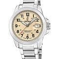 Festina Festina Swiss Made F20081/1  F20081/1 кварцевые мужские часы бежевый циферблат, браслет нержавеющая сталь — вид спереди