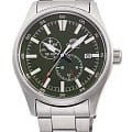 Orient Orient Automatic RA-AK0402E  RA-AK0402E механические мужские часы зеленый циферблат, браслет нержавеющая сталь — вид спереди