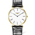 Longines Longines La Grande Classique L4.766.2.11.2  L47662112 кварцевые женские часы белый циферблат, браслет кожаный — вид спереди