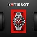 Tissot Tissot Seastar 1000 Quartz Chronograph T120.417.11.421.00 мужские часы красный циферблат на запястье