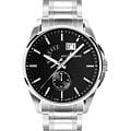 Jacques Lemans Jacques Lemans Derby 1-2199L  1-2199L кварцевые мужские часы черный циферблат, браслет нержавеющая сталь — вид спереди