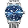 Breitling Breitling Superocean Heritage B20 Automatic 46 AB2020161C1A1  AB2020161C1A1 механические мужские часы синий циферблат, браслет нержавеющая сталь — вид спереди