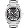 Philipp Plein Philipp Plein Plein Philipp PWRAA0223  PWRAA0223 механические мужские часы серебристый циферблат, браслет нержавеющая сталь — вид спереди