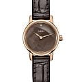 Rado Rado Coupole R22891935  R22891935 кварцевые женские часы коричневый циферблат, браслет кожаный — вид спереди