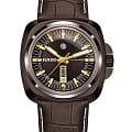 Rado Rado Hyperchrome R32170305 Automatic R32170305 механические мужские часы коричневый циферблат, браслет кожаный — вид спереди