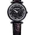 Swarovski Swarovski Crystalline Wonder 5664311  5664311 кварцевые женские часы  черный циферблат, браслет кожаный — вид спереди
