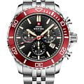 Swiss Military by Chrono Swiss Military by Chrono Sports Chronograph SM34103.03  SM34103.03 кварцевые мужские часы черный циферблат, браслет нержавеющая сталь — вид спереди