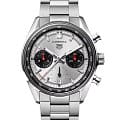 TAG Heuer TAG Heuer Carrera Chronograph CBS2216.BA0041  CBS2216.BA0041 механические мужские часы серебристый циферблат, браслет нержавеющая сталь — вид спереди