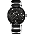 Rado Rado Centrix Automatic Diamonds R30031742 Automatic R30031742 механические женские часы черный циферблат, браслет сталь + высокотехнологичная керамика — вид спереди