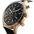 Orient Orient TV02002B (FTV02002B), classic automatic япония мужские часы на браслете кожа + текстиль боковой вид