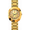 Rado Rado The Original R12416034 Automatic R12416034 механические женские часы золотой циферблат, браслет сталь + золото — вид спереди