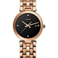 Rado Rado Florence R48893713  R48893713 кварцевые женские часы черный циферблат, браслет нержавеющая сталь с pvd-покрытием — вид спереди