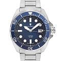 Wainer Wainer Sport WA.10921-B  WA.10921-B кварцевые мужские часы  синий циферблат, браслет нержавеющая сталь — вид спереди