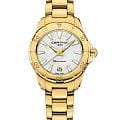 Certina Certina DS Action Lady C032.951.33.111.00  C0329513311100 кварцевые женские часы  белый циферблат, браслет нержавеющая сталь с pvd-покрытием — вид спереди