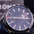 Orient Orient EV0U001B (FEV0U001B), classic automatic япония мужские часы на браслете кожаный боковой вид