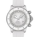 Tissot Tissot Seastar 1000 Quartz Chronograph 38mm T120.217.17.011.00 Seastar 1000 T1202171701100 кварцевые мужские часы белый циферблат, браслет силикон — вид спереди