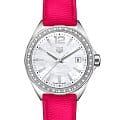 TAG Heuer TAG Heuer Formula 1 WBJ131A.FC8252  WBJ131A.FC8252 кварцевые женские часы серебристый циферблат, браслет кожаный — вид спереди