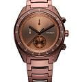 D1 Milano D1 Milano Cronografo Essential Brown CHBJ22  CHBJ22  кварцевые мужские часы коричневый циферблат, браслет нержавеющая сталь с pvd-покрытием — вид спереди