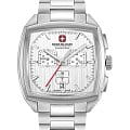 Swiss Military Hanowa Swiss Military Hanowa Starlight SMWGI0004303  SMWGI0004303 кварцевые мужские часы  серебристый циферблат, браслет нержавеющая сталь — вид спереди