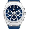 Beverly Hills Polo Club Beverly Hills Polo Club BP3815X.399  BP3815X.399 кварцевые мужские часы  синий циферблат, браслет каучук — вид спереди