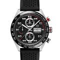 TAG Heuer TAG Heuer Carrera CBN2A1AA.FT6228  CBN2A1AA.FT6228 механические мужские часы черный циферблат, браслет каучук — вид спереди