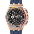 Philipp Plein Philipp Plein Extreme PWGAA0321  PWGAA0321 кварцевые мужские часы  черный циферблат, браслет силикон — вид спереди