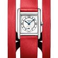 Longines Longines Mini DolceVita L5.200.4.75.3  L52004753 кварцевые женские часы  бежевый циферблат, браслет кожаный — вид спереди