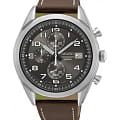 Seiko Seiko Conceptual Series Sports SSB275P1  SSB275P1 кварцевые мужские часы  серый циферблат, браслет кожаный — вид спереди