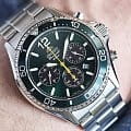 Оригинальные часы Orient Orient Chronograph Solar RA-TX0204E кварцевые калибр механизма  общий вид
