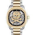 Philipp Plein Philipp Plein Plein Philipp PWRAA0323  PWRAA0323 механические мужские часы золотой циферблат, браслет нержавеющая сталь с ip-покрытием — вид спереди