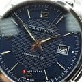 Hamilton Hamilton Jazzmaster Viewmatic Auto H32515145 механические мужские часы часы крупный план синий циферблата