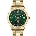 U.S. Polo Assn. U.S. Polo Assn. Stile USPA2059-07  USPA2059-07 кварцевые женские часы  зеленый циферблат, браслет нержавеющая сталь с ip-покрытием — вид спереди