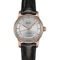 Mido Mido Baroncelli M7600.3.10.4  M76003104 механические женские часы  циферблат, браслет кожаный — вид спереди