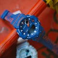 Casio Casio G-Shock GBA-800DG-2A электронные мужские часы часы крупный план синий циферблата