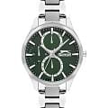 Slazenger Slazenger SL.09.2284.4.01  SL.09.2284.4.01 кварцевые женские часы зеленый циферблат, браслет суперметалл — вид спереди