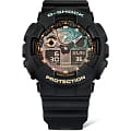 Casio Casio G-Shock GA-100RC-1A, g-shock япония мужские часы на браслете пластик боковой вид