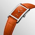 Longines L55124922 женские часы застежка крупным планом