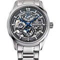 Orient Orient Star RE-AZ0101N0 (RE-AZ0101N00B)  RE-AZ0101N00B механические мужские часы серый циферблат, браслет нержавеющая сталь — вид спереди