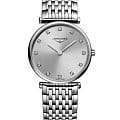 Longines Longines La Grande Classique L4.512.4.70.6  L45124706 кварцевые женские часы серебристый циферблат, браслет нержавеющая сталь — вид спереди