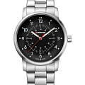  Wenger Avenue 01.1641.116  01.1641.116 кварцевые мужские часы черный циферблат, браслет нержавеющая сталь — вид спереди